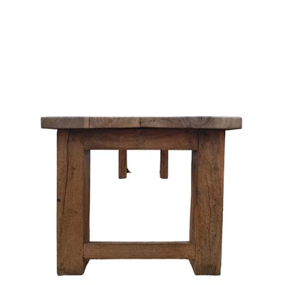 Rustic Solid Dining Table and Chairs, Rajasthan, India, Set of 11-TCS-1696467