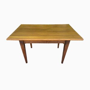 Rustic Solid Oak Table with 2 Drawers-SDV-919879