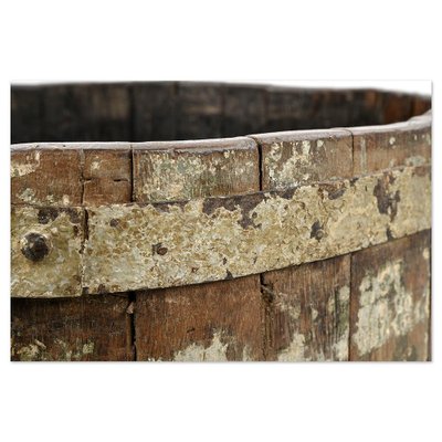 Rustic Solid Wood Barrel-NQ-1798459