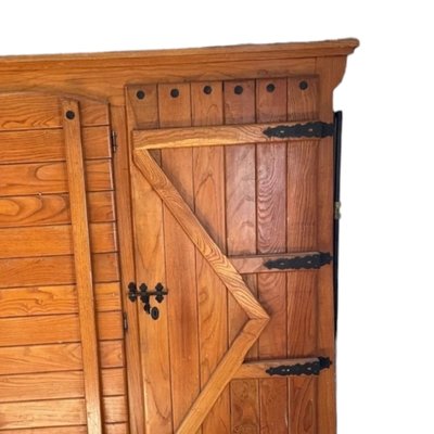 Rustic Spanish Three Door Cupboard-TCS-1794926