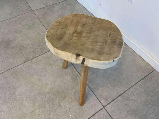 Rustic Spruce Wood Stool-PXE-2023338