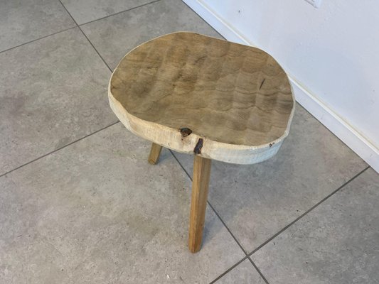 Rustic Spruce Wood Stool-PXE-2023329