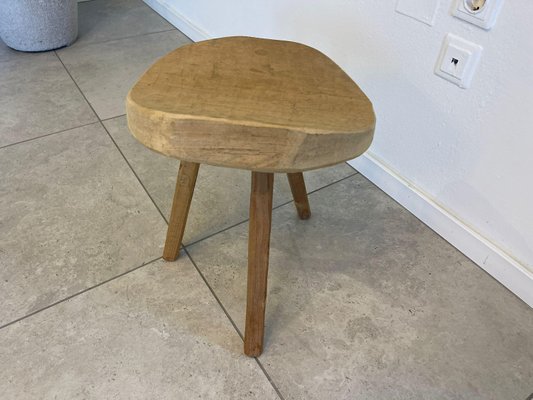 Rustic Spruce Wood Stool-PXE-2023333