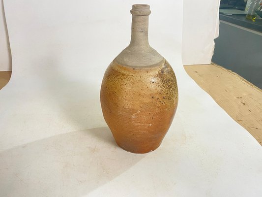 Rustic Stoneware Pottery Jug with Glaze, 20th Century-UR-1734463