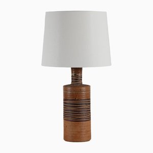 Rustic Stoneware Table Lamp from Tue Poulsen, Denmark, 1970s-QQ-1417533