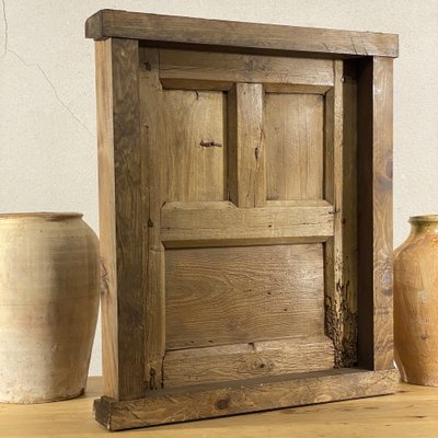 Rustic Window in Pine with Mirailla-JXY-1776283