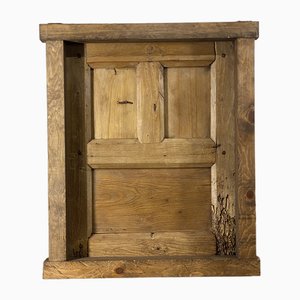 Rustic Window in Pine with Mirailla-JXY-1776283