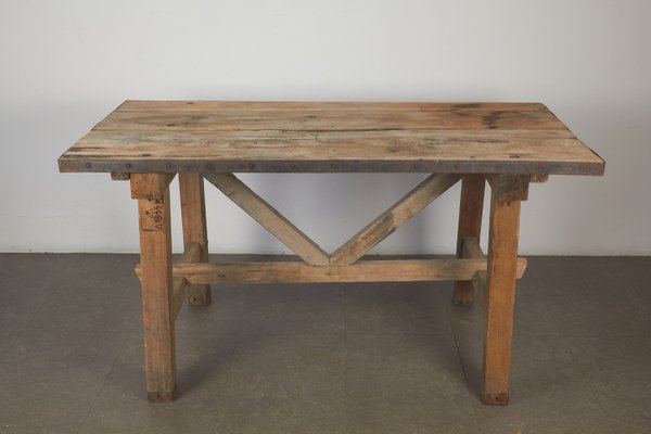 Rustic Wooden Table, 1930s-LMR-2033215