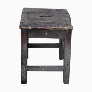 Rustic Workshop Stool, 1940s-OXJ-679066