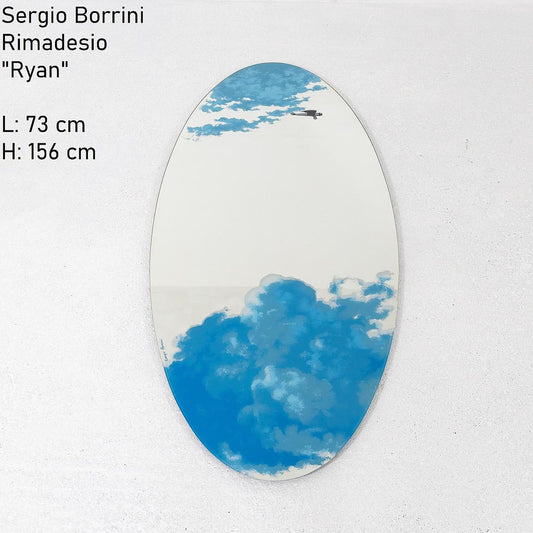 Ryan Mirror by Sergio Borrini for Rimadesio, 1980s