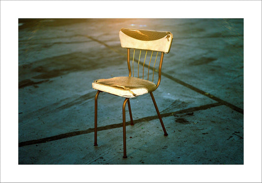 Ryan Rivadeneyra, Antique Industrial Chair, 2019, Giclée Print