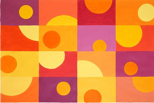 Ryan Rivadeneyra, Sixteen Sunset, 2023, Acrylic on Paper