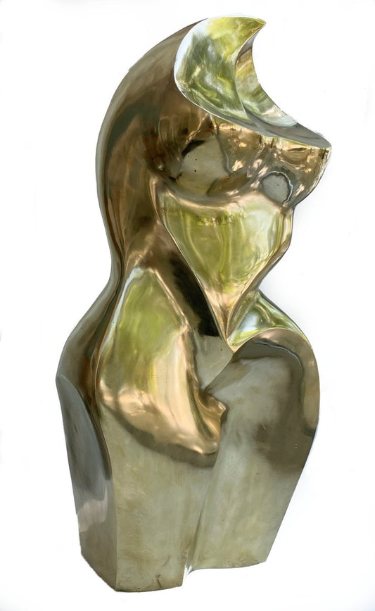 Ryszard Piotrowski, She, Brass Sculpture, 2022