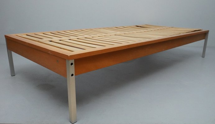 RZ 57 Daybed by Dieter Rams, Otto Zapf & Wilhelm Kimmelmann in Beech & Aluminium, 1961-RST-1166547