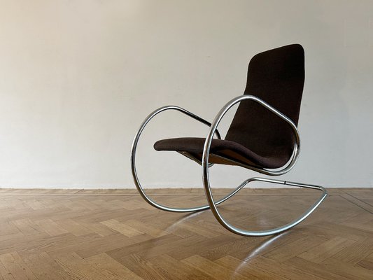 S 826 Rocking Chair by Ulrich Böhme for Thonet, 1970s-RPY-1801212