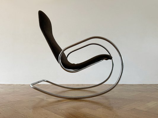 S 826 Rocking Chair by Ulrich Böhme for Thonet, 1970s-RPY-1801212