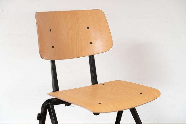 S17 Industrial Beech Chair from Galvanitas-GE-1065014