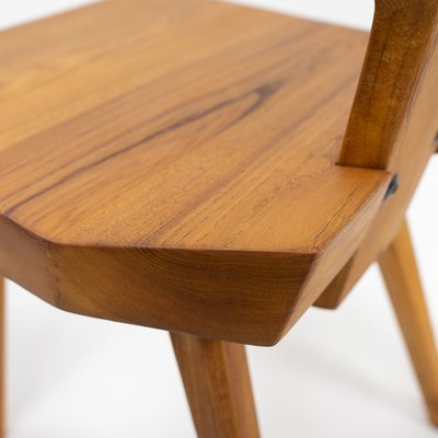 S28 Chair in Elm by Pierre Chapo, France, 1980s-TJQ-1417722