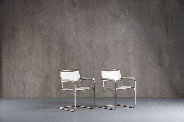 S34 Armchairs by Mart Stam & Marcel Breuer for Thonet, 1930, Set of 2-SPE-1800631