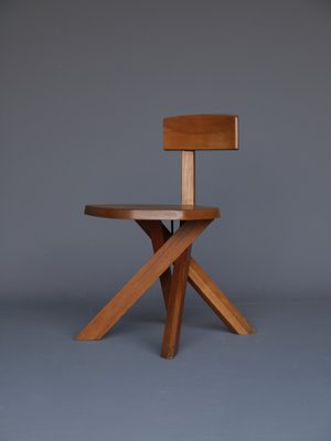 S34 Elm Chair by Pierre Chapo, 1980s-MB-2020706