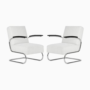 S411 Armchairs by W. H. Gispen for Mücke & Melder, 1930s, Set of 2-FWY-925716