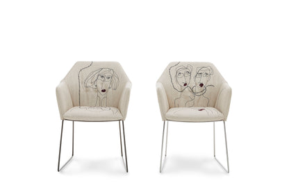NEW YORK BY MARRAS Armchair - dis.04 & dis.02 pair