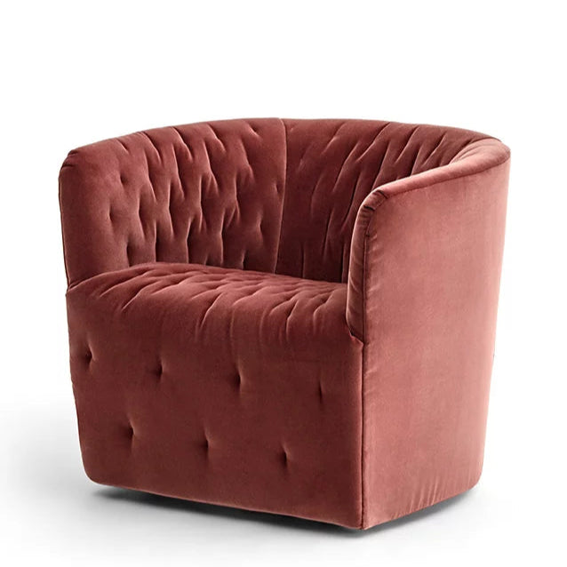 Amélie - Polyurethane armchair with removable cover with armrests