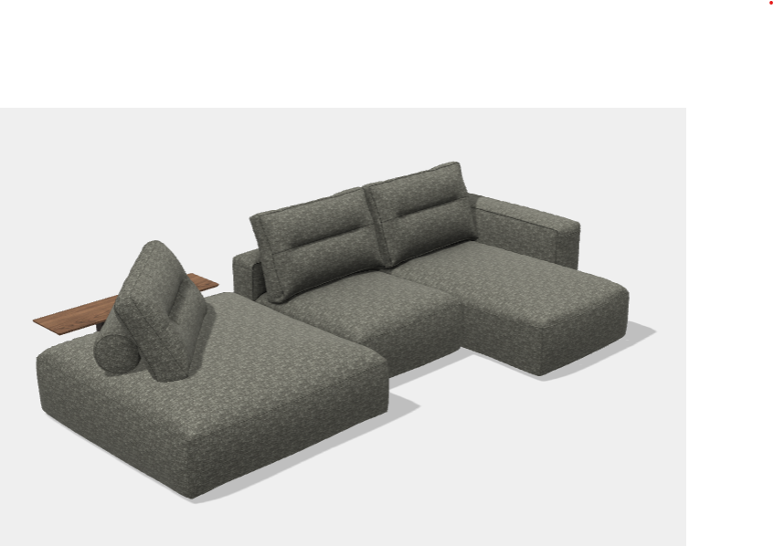 MY TAOS - Sectional fabric sofa (Fabric Cat VIP/Special)