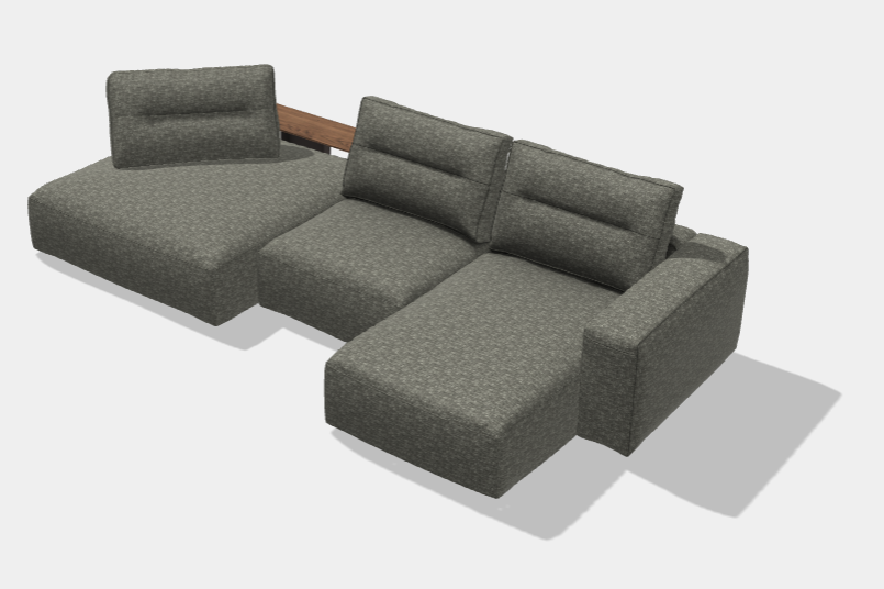 MY TAOS - Sectional fabric sofa (Fabric Cat VIP/Special)