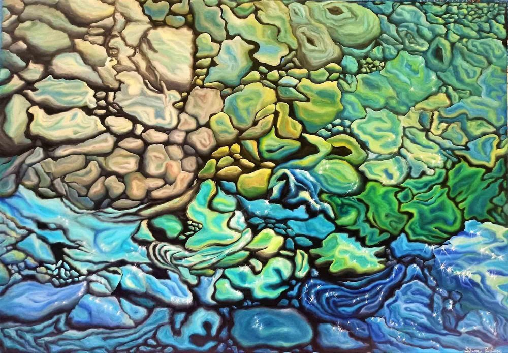 Sabrina Pugliese, Seabed, Original Oil Painting, 2019