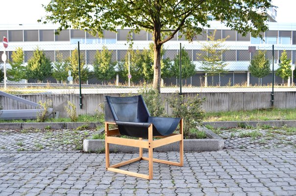 Saddle Leather Möbel Modell Canto Shell Chair by Rainer Schell for Schlapp, 1970s-UF-1384265