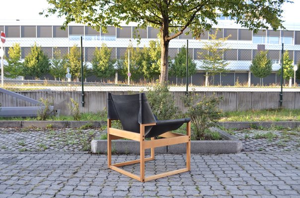 Saddle Leather Möbel Modell Canto Shell Chair by Rainer Schell for Schlapp, 1970s-UF-1384265