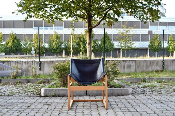 Saddle Leather Möbel Modell Canto Shell Chair by Rainer Schell for Schlapp, 1970s-UF-1384265