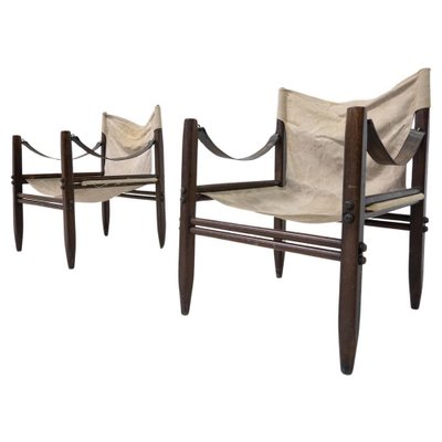 Safari Armchairs attributed to Gianfranco Legler for Zanotta, 1960s, Set of 2-FGA-1782279