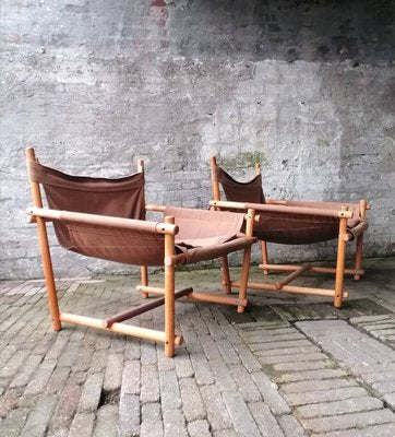 Safari Armchairs by John de Haard for Gebroeders Jonkers Noordwolde, 1960s, Set of 2-GO-712077