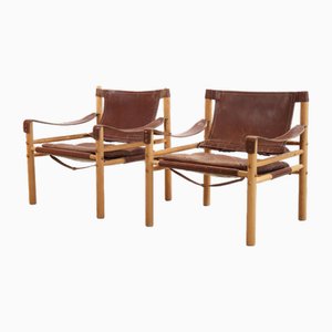 Safari Chairs Model Sirocco by Arne Norell, 1960s, Set of 2-BQ-2042259