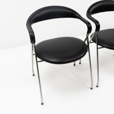 Saffa Chairs by Hans Eichenberger for Dietiker, Switzerland, 1980s, Set of 4-TJQ-1339263