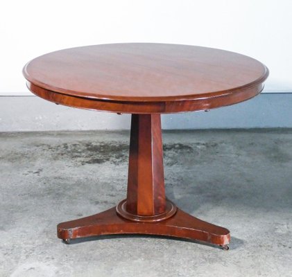 Sailing Side Table in Mahogany with Wheels-OJE-1317505