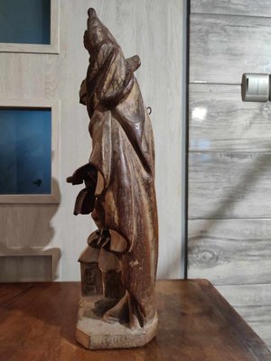 Saint Florian, 19th Century, Limewood-CAQ-1757202