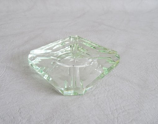 Saint Gobain Glass Ashtray, France, 1920s-POM-1003380