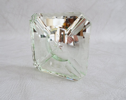 Saint Gobain Glass Ashtray, France, 1920s