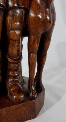 Saint-Hubert, Early 20th Century, Sculpture in Oak-RVK-1183060