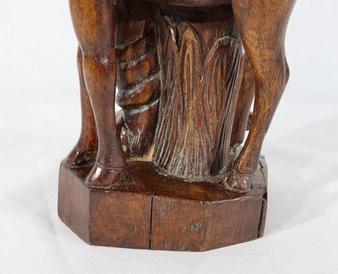 Saint-Hubert, Early 20th Century, Sculpture in Oak-RVK-1183060