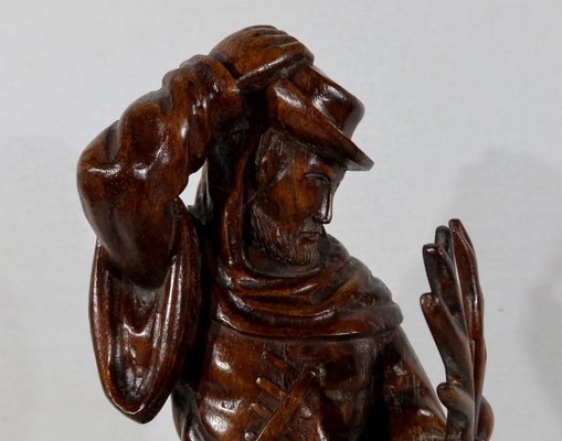 Saint-Hubert, Early 20th Century, Sculpture in Oak-RVK-1183060