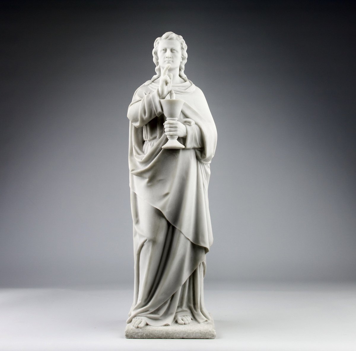 Saint John the Evangelist, 19th Century, Carrara Marble