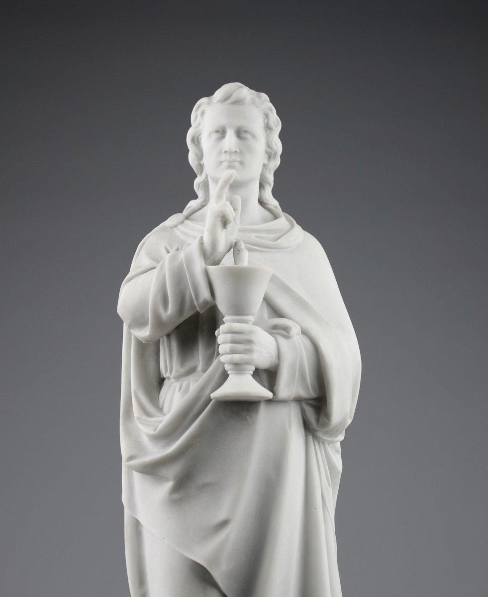 Saint John the Evangelist, 19th Century, Carrara Marble