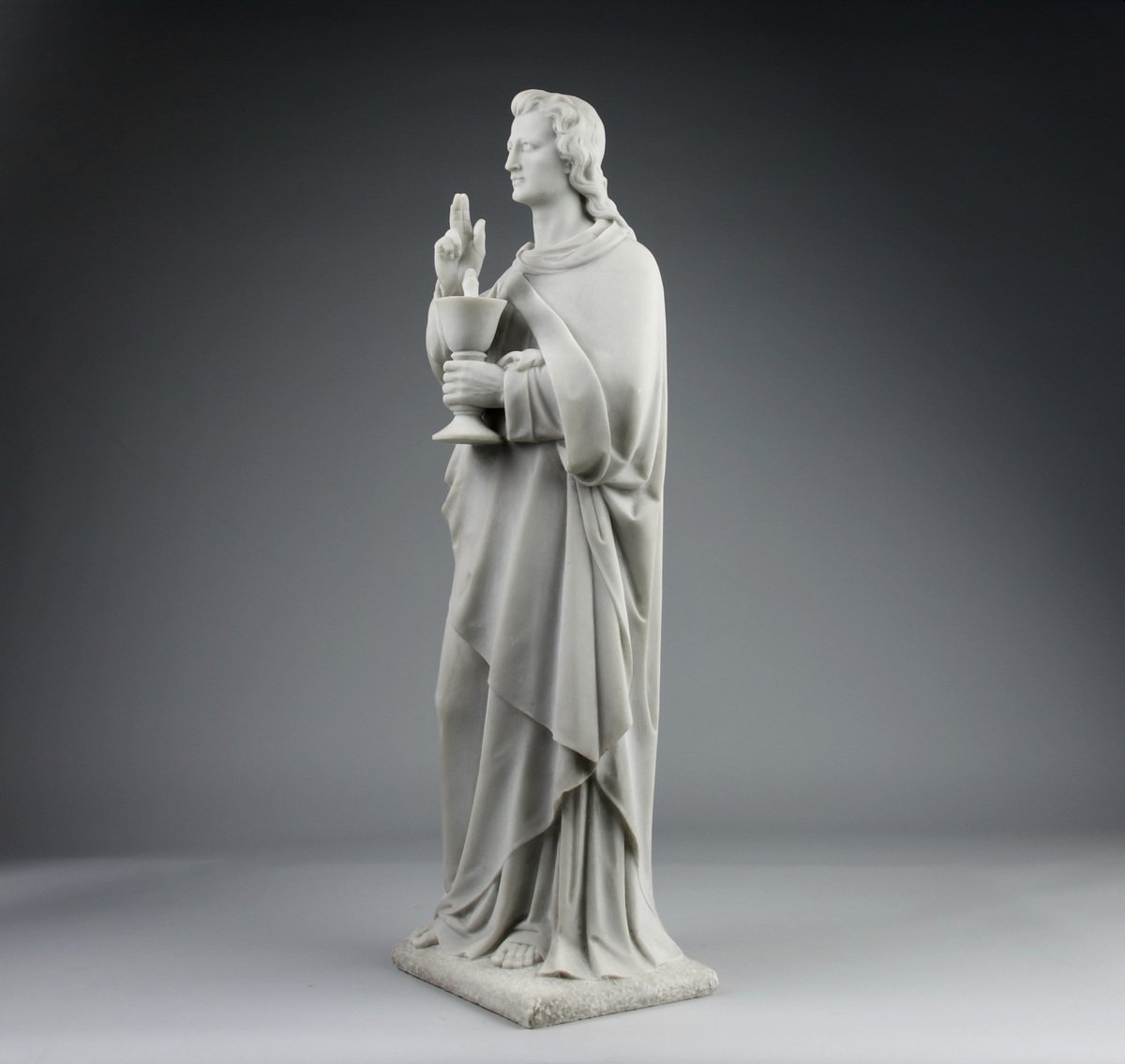 Saint John the Evangelist, 19th Century, Carrara Marble