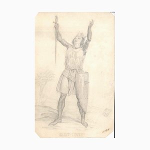 Saint-Louis - Original Pencil Drawing by Unknown French Artist 19th Century 19th Century-ZCI-759788