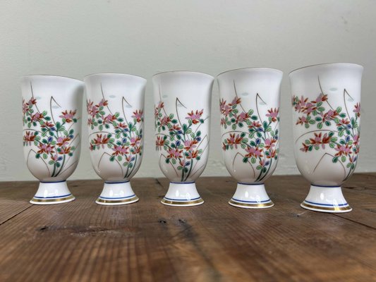 Sake/Tea Cups by Shobido Honten for Arita, 1950s, Set of 5-DWL-2035402