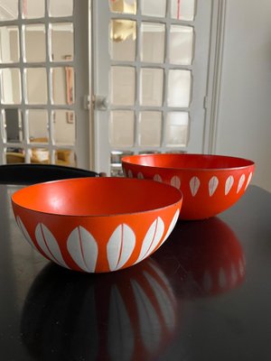 Salad Bowls by Cathrine Holm for Norway Enamel, Set of 2-AVC-1231141